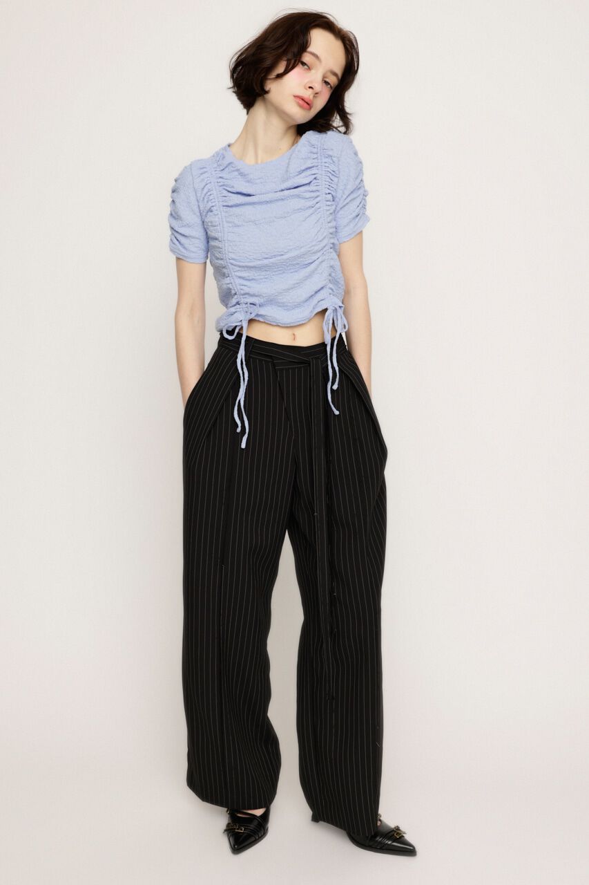 SLY「SHIRRING CUT トップス」|Tシャツ・カットソー|