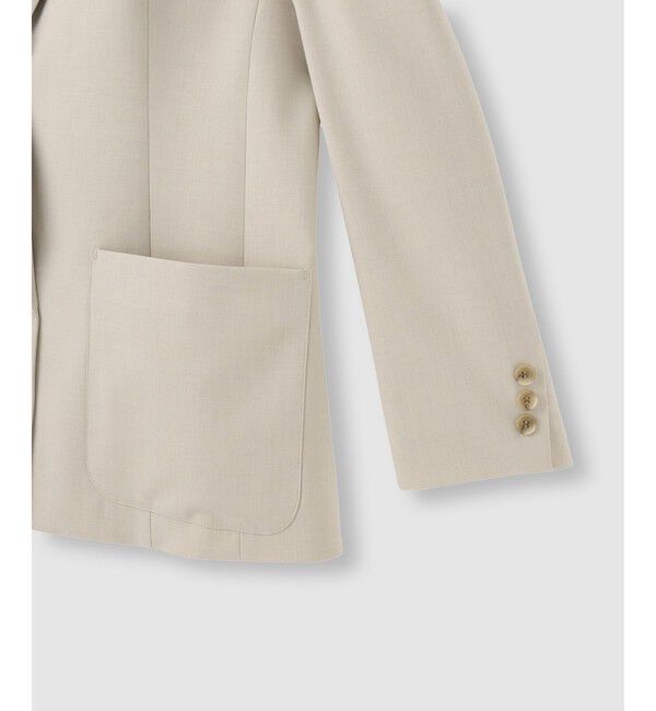 allureville「〈WEB・ルミネ別注〉ボタンレスジャケット」|テーラードジャケット|