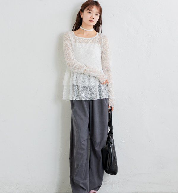  「26SSドットティアードプルオーバー」|Tシャツ・カットソー|