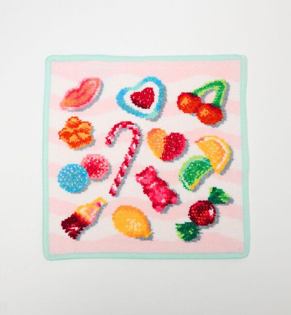 UNITED ARROWS「【別注】＜FEILER＞CANDIES ハンカチ」|ハンカチ|LT.BLUE