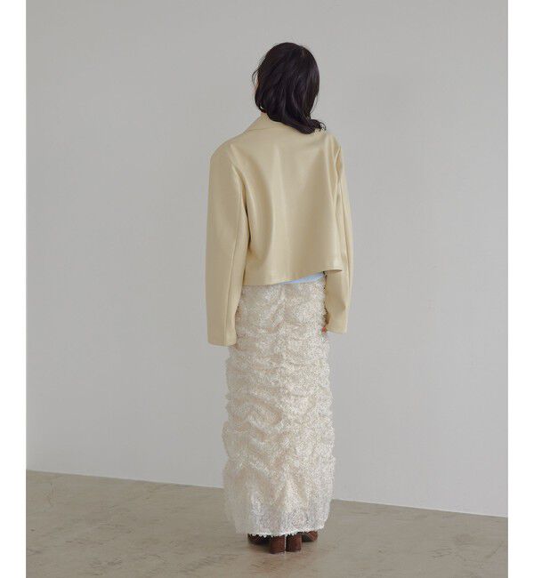 EMMEL REFINES「＜EMMEL REFINES＞EM レザーライク ショートブルゾン」|その他|