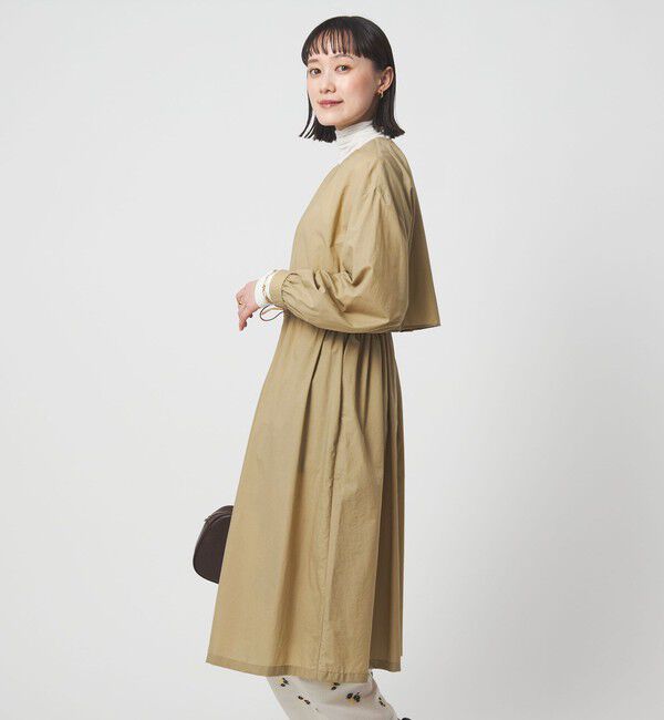 UNITED ARROWS green label relaxing「ギャザー ドロスト コート 撥水」|その他|