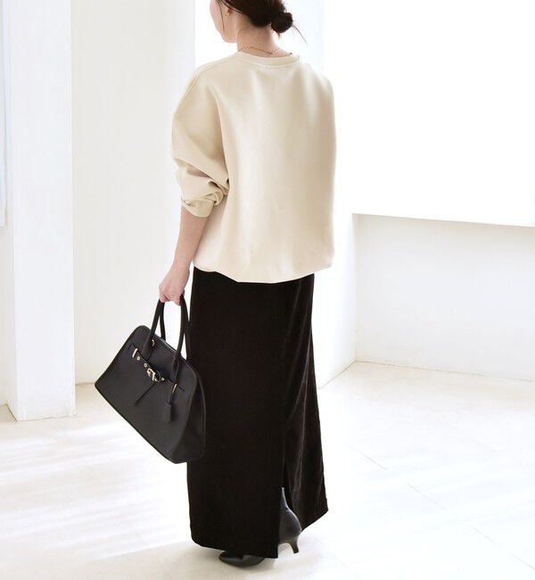 quaranciel「quaranciel:〈洗濯機可能〉ポンチ Vヨークバルーン スウェット プルオーバー」|スウェット・ジャージ|