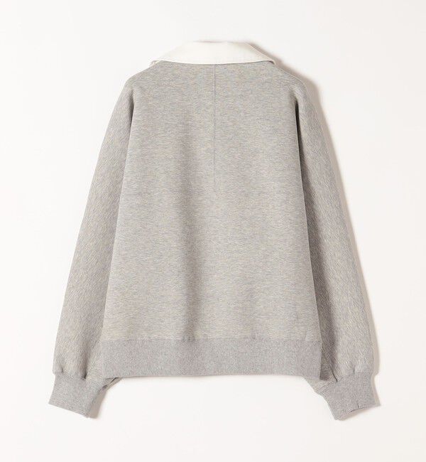 quaranciel「quaranciel:〈洗濯機可能〉ポンチ ロゴプリント ポロ スウェット プルオーバー」|スウェット・ジャージ|