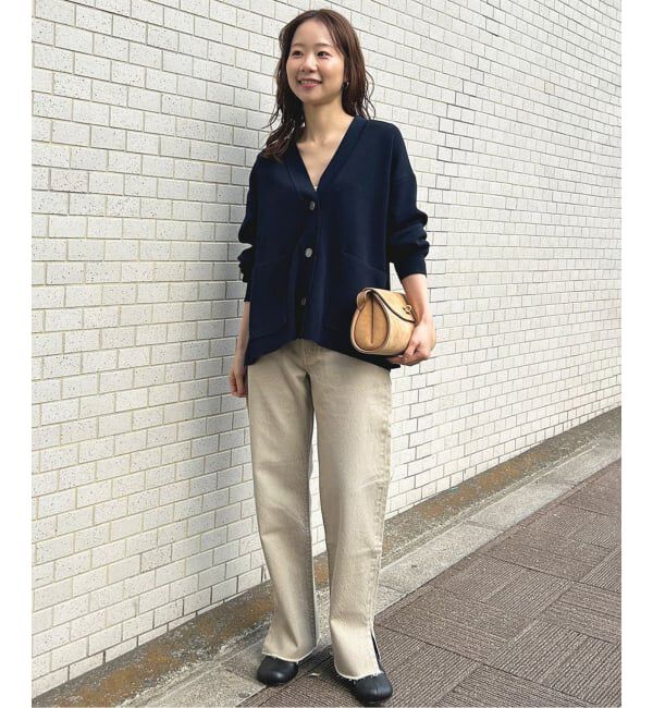 SLOBE IENA「《WEB・一部店舗限定/追加》スムースニットカーディガン」|カーディガン|