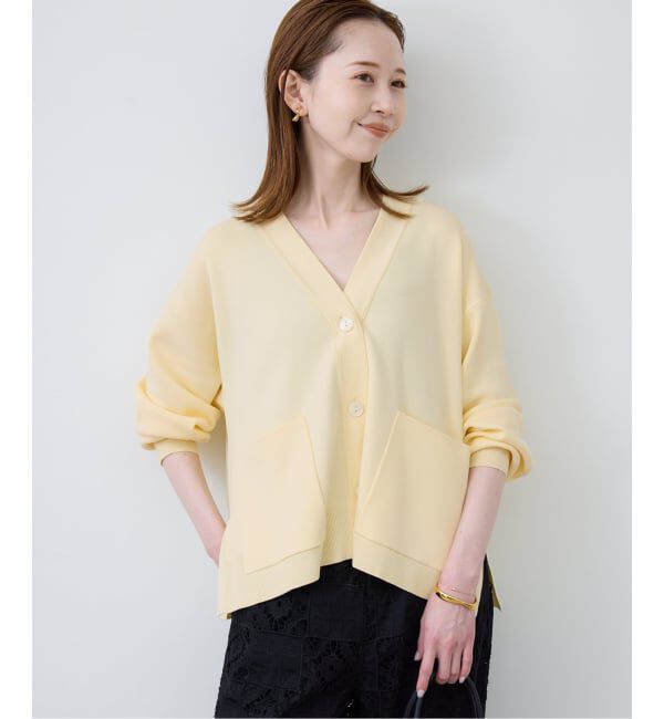 SLOBE IENA「《WEB・一部店舗限定/追加》スムースニットカーディガン」|カーディガン|