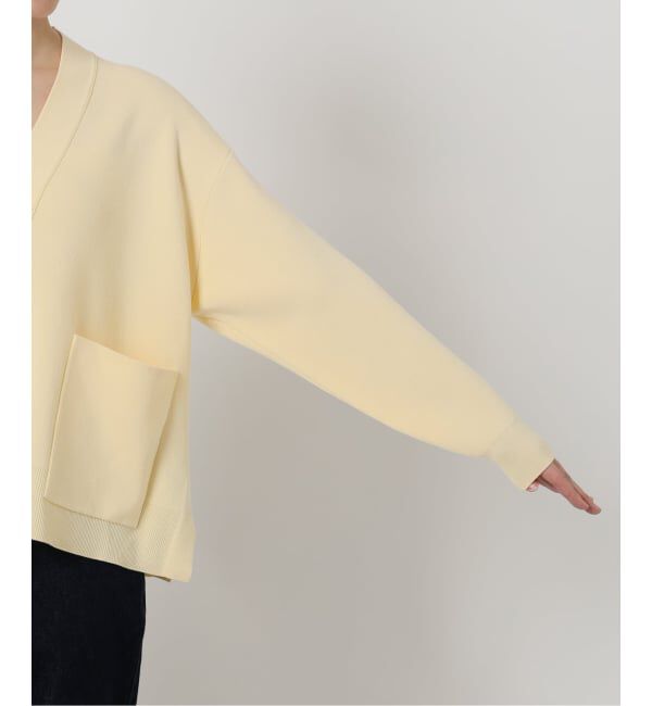 SLOBE IENA「《WEB・一部店舗限定/追加》スムースニットカーディガン」|カーディガン|