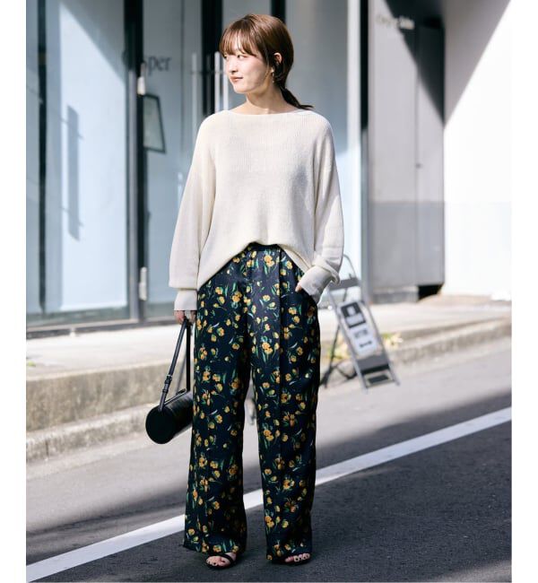 SLOBE IENA「《追加》リネン混畦ニット」|ニット・セーター|