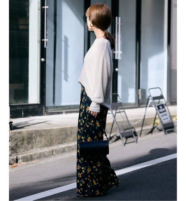 SLOBE IENA「《追加》リネン混畦ニット」|ニット・セーター|