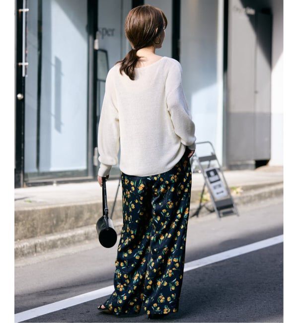 SLOBE IENA「《追加》リネン混畦ニット」|ニット・セーター|