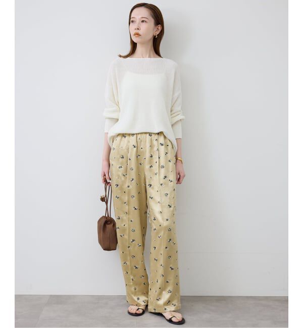 SLOBE IENA「《追加》リネン混畦ニット」|ニット・セーター|