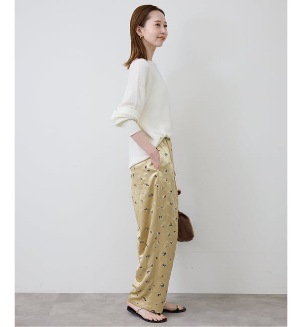 SLOBE IENA「《追加》リネン混畦ニット」|ニット・セーター|