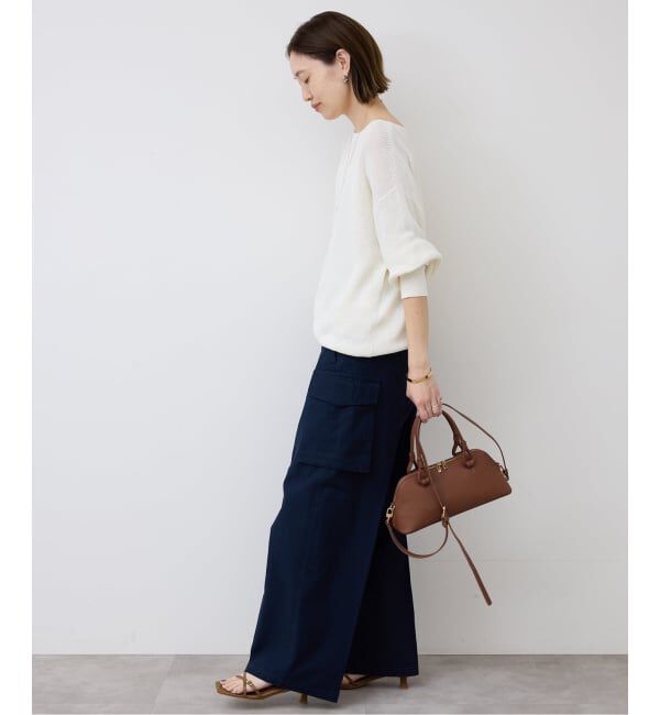 SLOBE IENA「《追加》リネン混畦ニット」|ニット・セーター|