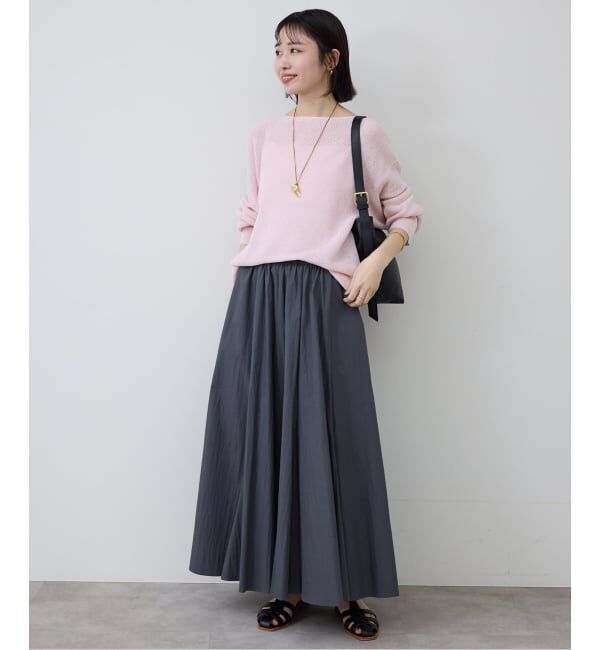 SLOBE IENA「《追加》リネン混畦ニット」|ニット・セーター|