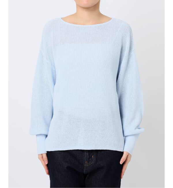 SLOBE IENA「《追加》リネン混畦ニット」|ニット・セーター|
