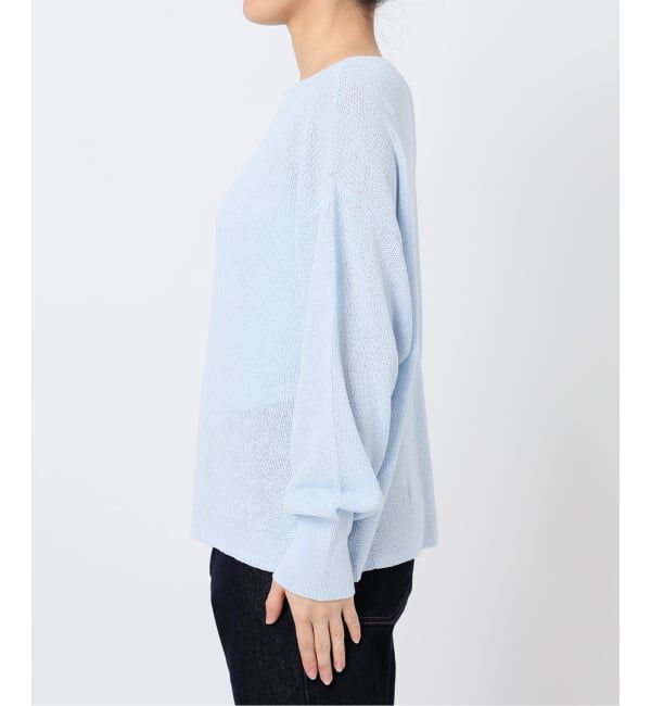 SLOBE IENA「《追加》リネン混畦ニット」|ニット・セーター|