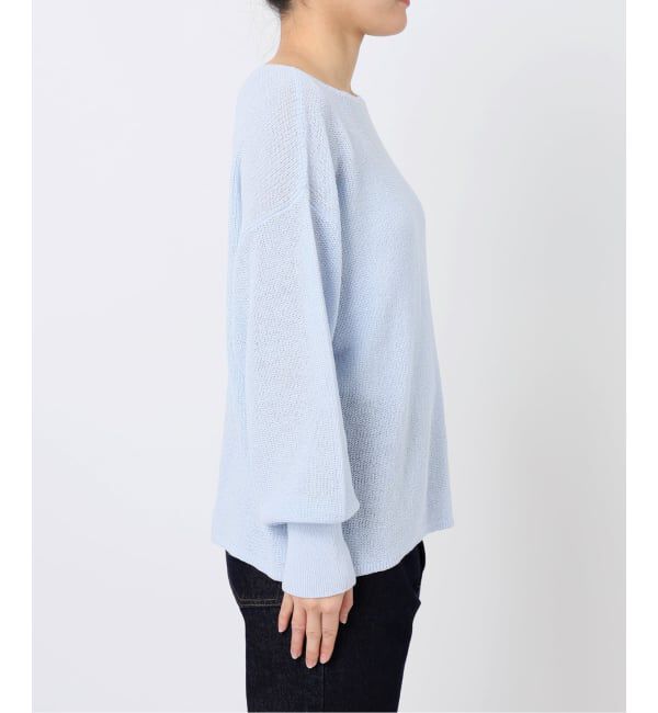 SLOBE IENA「《追加》リネン混畦ニット」|ニット・セーター|