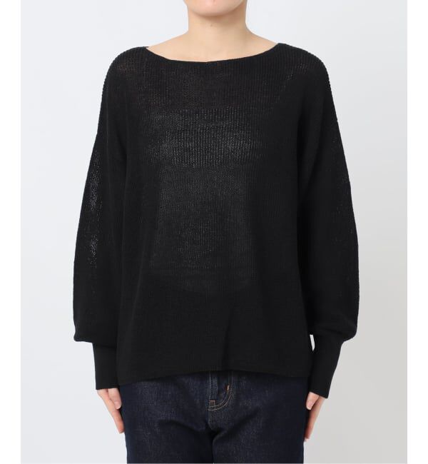 SLOBE IENA「《追加》リネン混畦ニット」|ニット・セーター|
