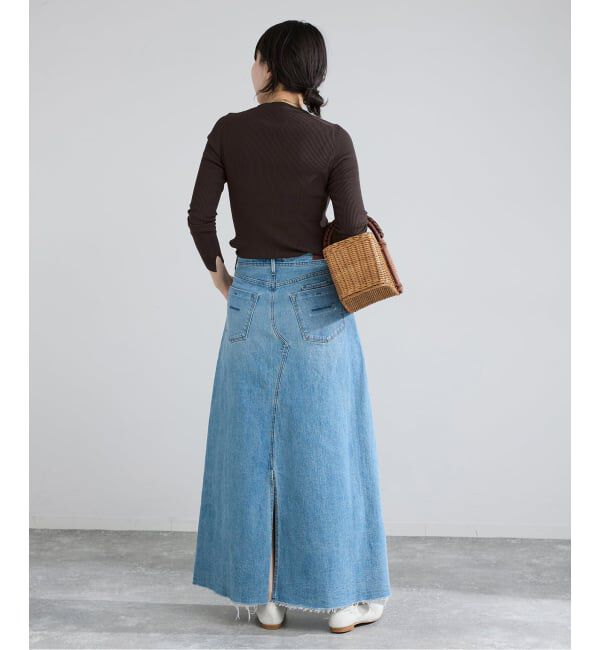 IENA「《新色/追加》ECO SPLASH リブVネックカーディガン」|カーディガン|