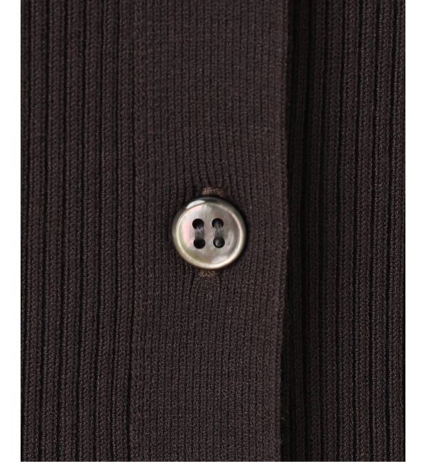 IENA「《新色/追加》ECO SPLASH リブVネックカーディガン」|カーディガン|