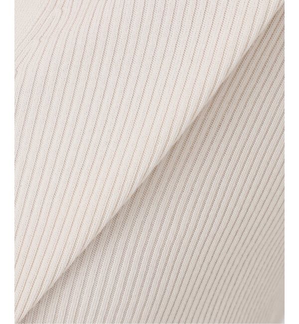 IENA「《新色/追加》ECO SPLASH リブVネックカーディガン」|カーディガン|