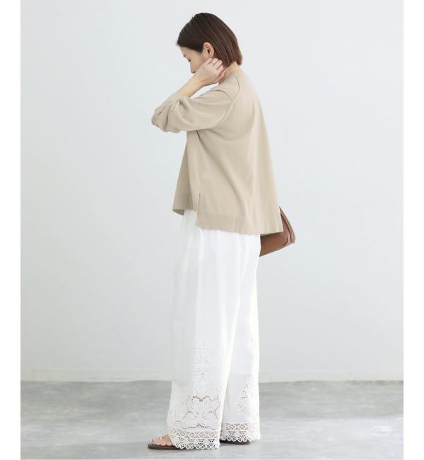 IENA「ウォッシャブル シアーニットプルオーバー」|ニット・セーター|