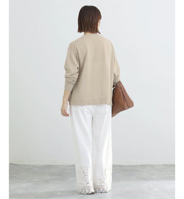 IENA「ウォッシャブル シアーニットプルオーバー」|ニット・セーター|