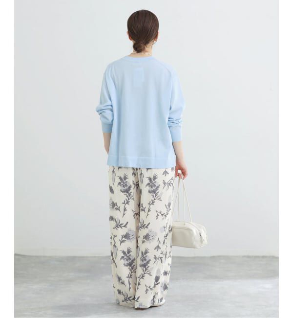 IENA「ウォッシャブル シアーニットプルオーバー」|ニット・セーター|