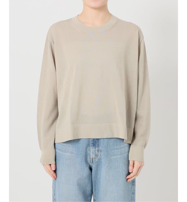 IENA「ウォッシャブル シアーニットプルオーバー」|ニット・セーター|