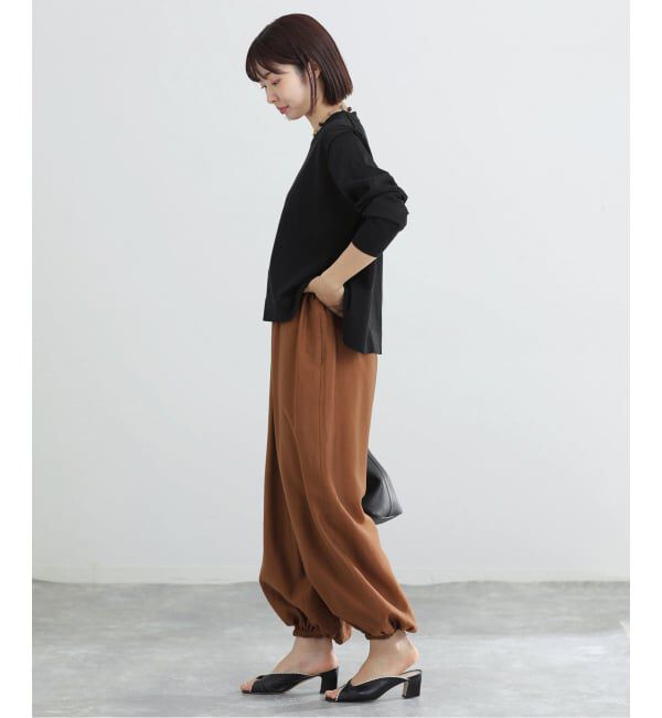 IENA「ウォッシャブル シアーニットプルオーバー」|ニット・セーター|