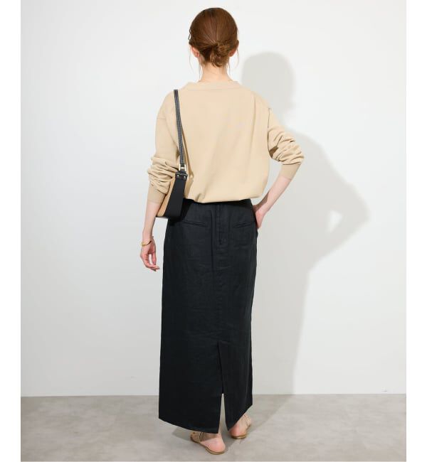 SLOBE IENA「《接触冷感/UV機能/WEB限定/追加予約》FROSTYCOTTON Vネックカーディガン」|カーディガン|