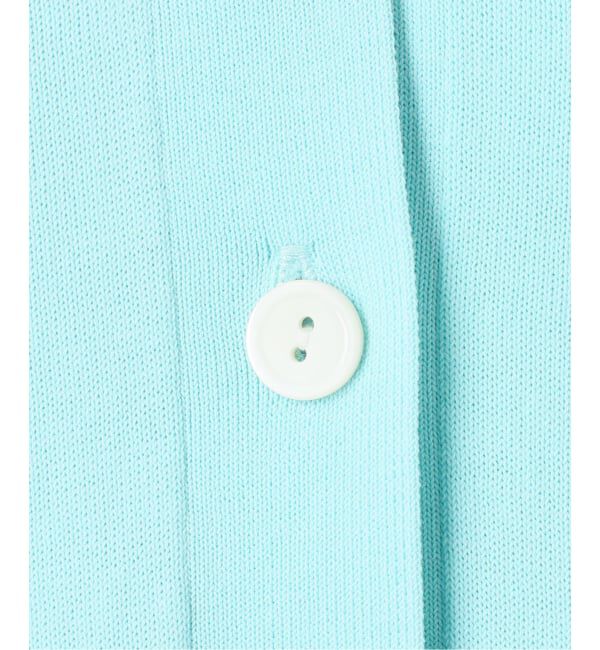 SLOBE IENA「《接触冷感/UV機能/WEB限定/追加予約》FROSTYCOTTON Vネックカーディガン」|カーディガン|