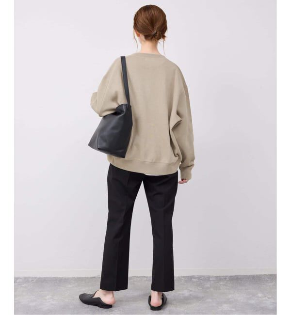 SLOBE IENA「《追加2》ダブルフェイスジャージースナップカーディガン」|カーディガン|