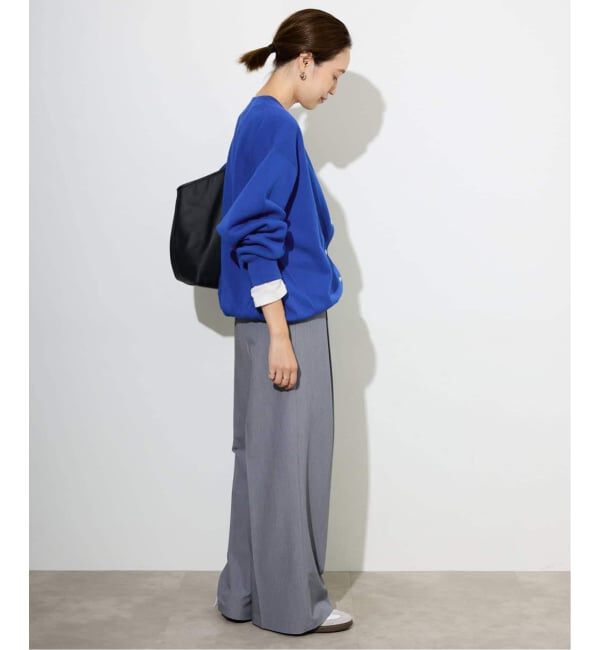 SLOBE IENA「《追加2》ダブルフェイスジャージースナップカーディガン」|カーディガン|