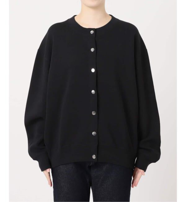 SLOBE IENA「《追加2》ダブルフェイスジャージースナップカーディガン」|カーディガン|