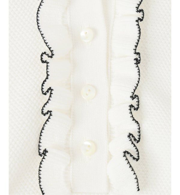 IENA「《WEB限定/追加2予約》フリルプルオーバー」|ニット・セーター|