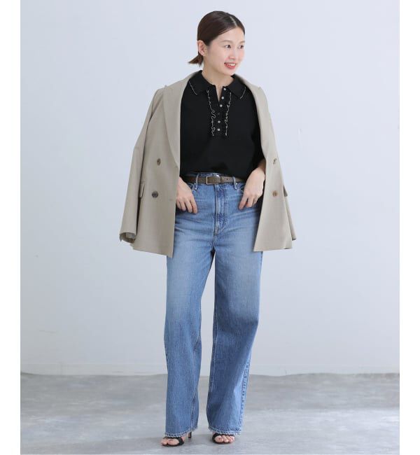 IENA「《WEB限定/追加2予約》フリルプルオーバー」|ニット・セーター|