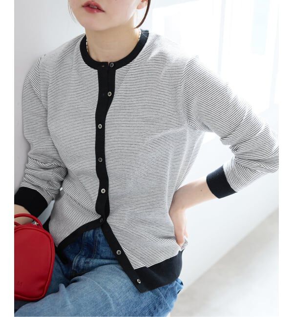 IENA「《予約》セーターマシーンカーディガン」|カーディガン|