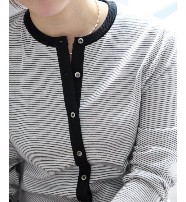 IENA「《予約》セーターマシーンカーディガン」|カーディガン|