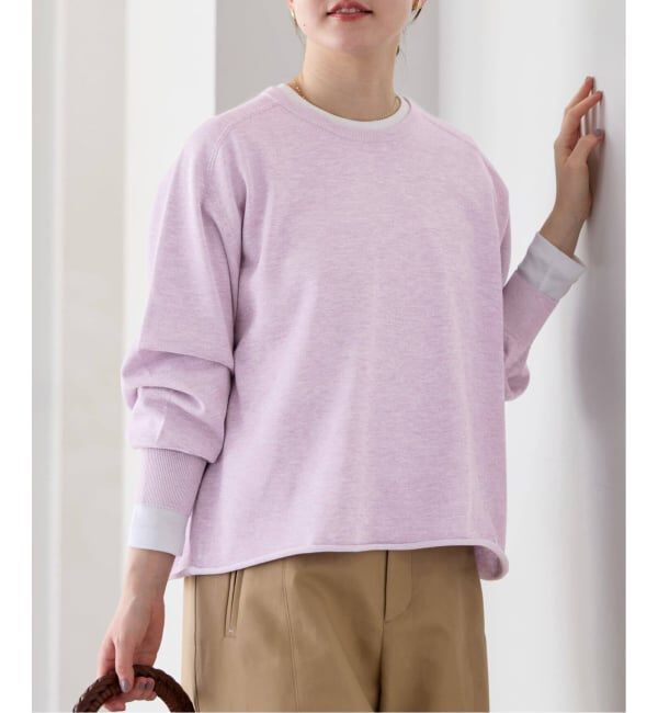 IENA「《新色あり/追加5》LEVITAコットンプルオーバー」|ニット・セーター|