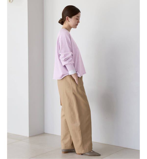 IENA「《新色あり/追加5》LEVITAコットンプルオーバー」|ニット・セーター|