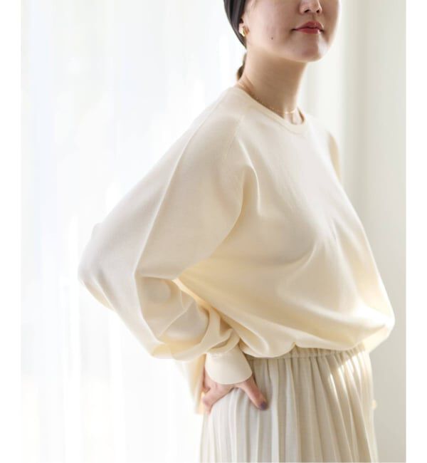 IENA「《新色あり/追加5》LEVITAコットンプルオーバー」|ニット・セーター|