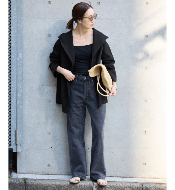 SLOBE IENA「《WEB限定/追加予約》ニットフーディーカーディガン」|カーディガン|