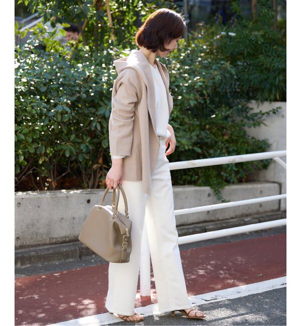 SLOBE IENA「《WEB限定/追加予約》ニットフーディーカーディガン」|カーディガン|