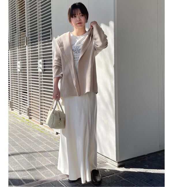 SLOBE IENA「《WEB限定/追加予約》ニットフーディーカーディガン」|カーディガン|