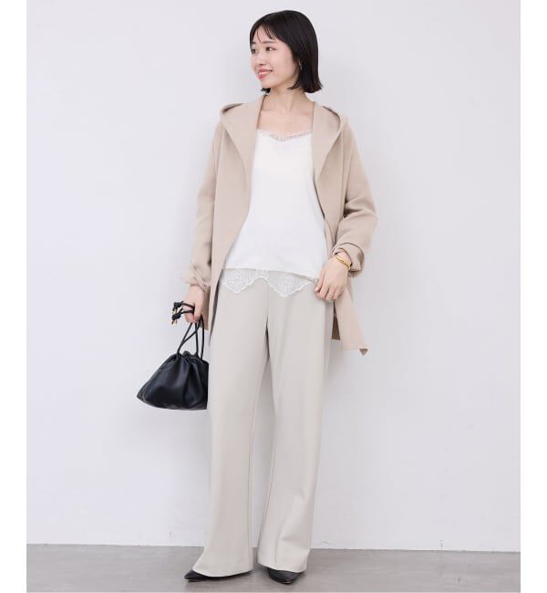 SLOBE IENA「《WEB限定/追加予約》ニットフーディーカーディガン」|カーディガン|