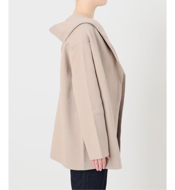 SLOBE IENA「《WEB限定/追加予約》ニットフーディーカーディガン」|カーディガン|