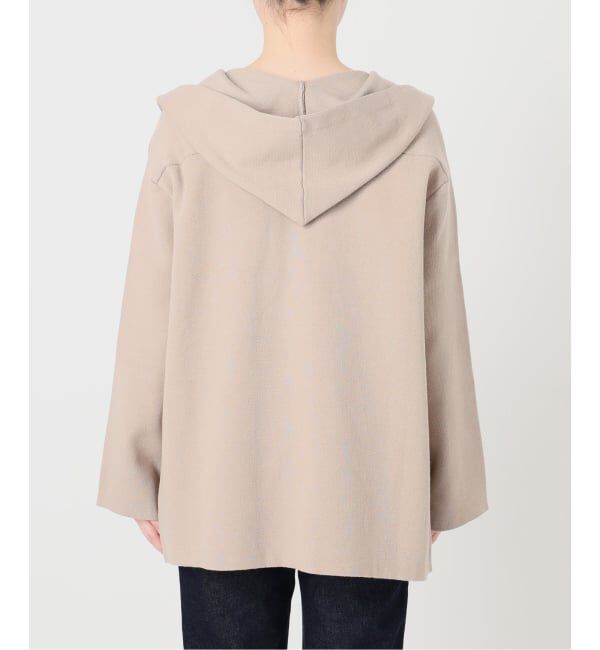 SLOBE IENA「《WEB限定/追加予約》ニットフーディーカーディガン」|カーディガン|