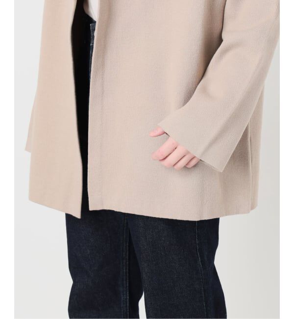 SLOBE IENA「《WEB限定/追加予約》ニットフーディーカーディガン」|カーディガン|