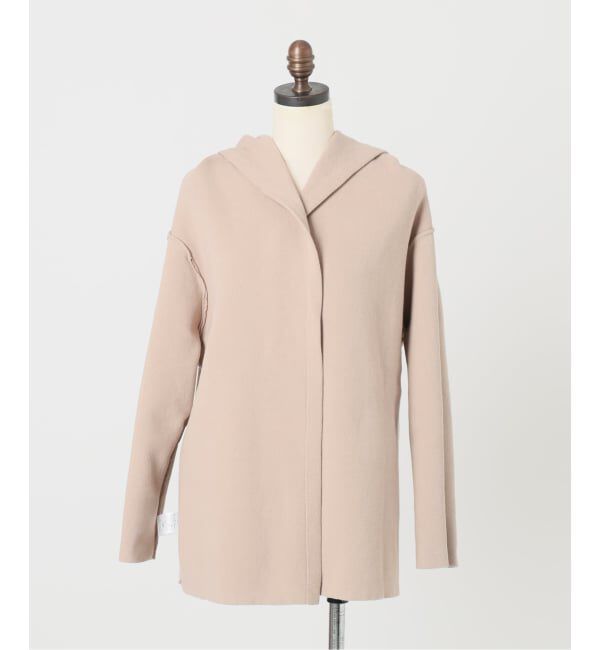 SLOBE IENA「《WEB限定/追加予約》ニットフーディーカーディガン」|カーディガン|